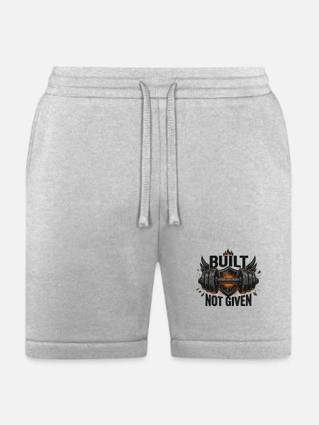 build up bro!! - Bella + Canvas Unisex Short - heather gray