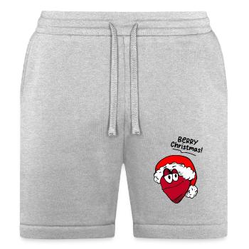 Funny Berry Shirt Funny Picture Berry Christmas - Bella + Canvas Unisex Short - heather gray - Front