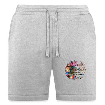 Emergency Nurse SPARKLE - Bella + Canvas Unisex Short - heather gray - Front