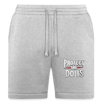 Protect the dolls - Bella + Canvas Unisex Short - heather gray - Front