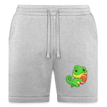 Lizard Gridiron Cheer - Bella + Canvas Unisex Short - heather gray - Front