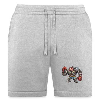 Grunk Bot - Bella + Canvas Unisex Short - heather gray - Front