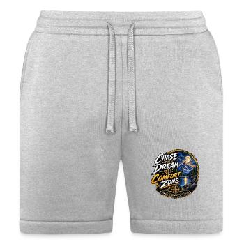 Chase the Dream, Not the Comfort Zone | Motivation - Bella + Canvas Unisex Short - heather gray - Front