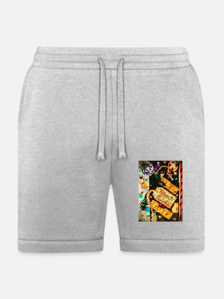 Poison Pumpkin - Bella + Canvas Unisex Short - heather gray