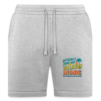 Officially On Vacation Mode - Student&Teacher Tee - Bella + Canvas Unisex Short - heather gray - Front