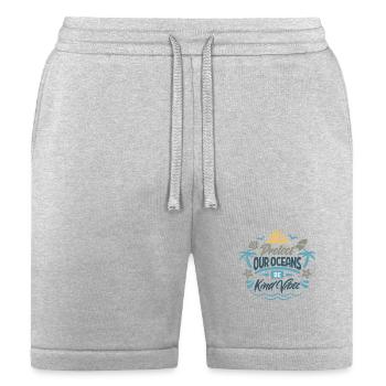 Protect Our Oceans - Bella + Canvas Unisex Short - heather gray - Front