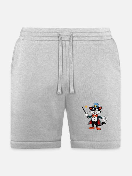 Magical Cat Maestro - Bella + Canvas Unisex Short - heather gray