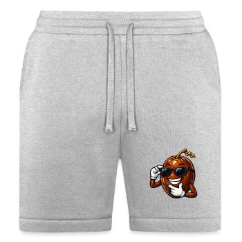 Cool date cartoon comic fruit arabic fruit - Bella + Canvas Unisex Short - heather gray - Front