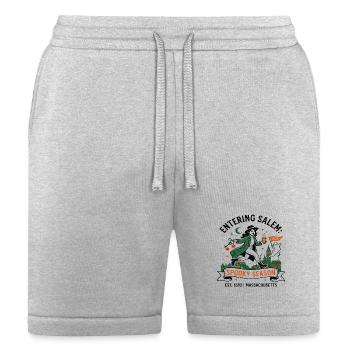 Entering Salem Massachusetts Fall Town Witch - Bella + Canvas Unisex Short - heather gray - Front