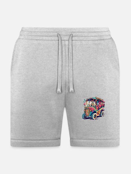 Roller Coaster Relics - Bella + Canvas Unisex Short - heather gray