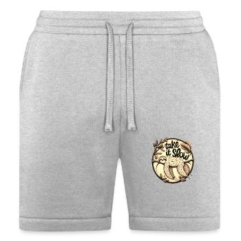 Take it slow - Bella + Canvas Unisex Short - heather gray - Front
