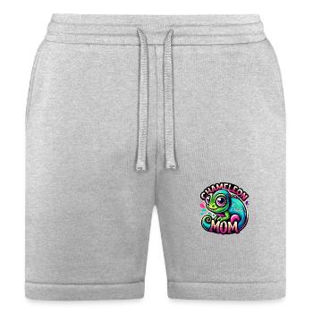 Chameleon Mom - Bella + Canvas Unisex Short - heather gray - Front