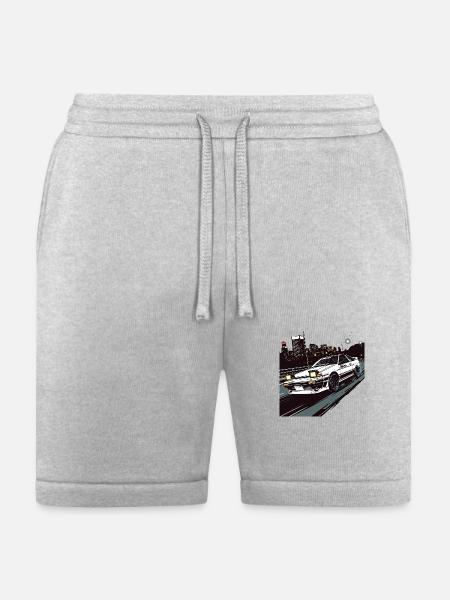 Toyota AE86 - Bella + Canvas Unisex Short - heather gray