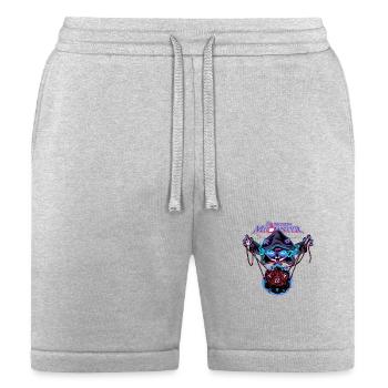 Dungeon Meowster Funny RPG Cat Lover - Bella + Canvas Unisex Short - heather gray - Front