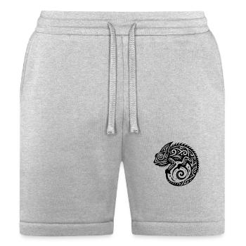 Chameleon Tribal Tattoo Disguise - Bella + Canvas Unisex Short - heather gray - Front