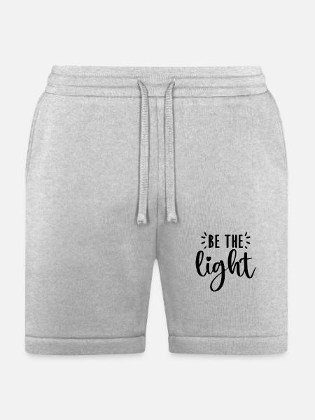 Be The Light - Bella + Canvas Unisex Short - heather gray