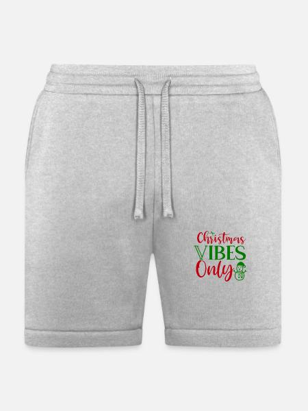 Christmas vibes only - Bella + Canvas Unisex Short - heather gray