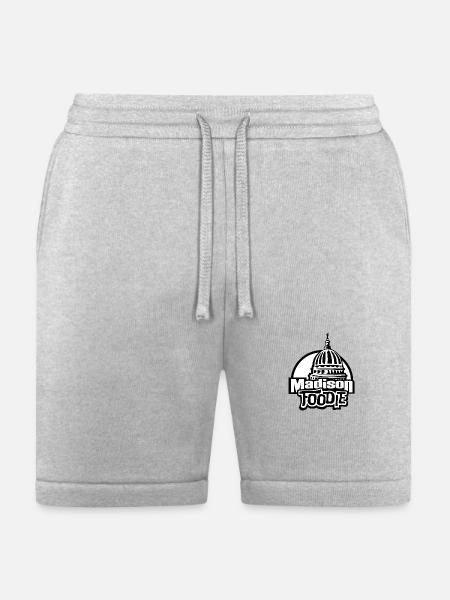 Madison Foodie w/ Capitol B&W - Bella + Canvas Unisex Short - heather gray