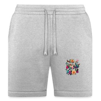 There's No Planet B - Bella + Canvas Unisex Short - heather gray - Front