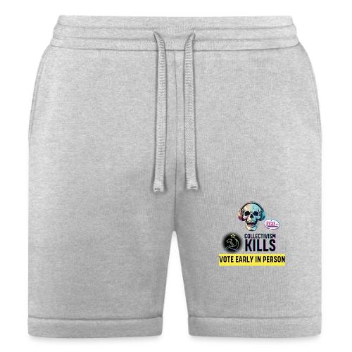 Collectivism Kills Transparent -black font - Bella + Canvas Unisex Short