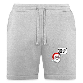 Call Me Nick - Bella + Canvas Unisex Short - heather gray - Front