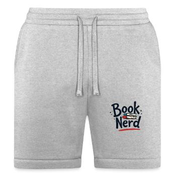 Book Nerd - Bella + Canvas Unisex Short - heather gray - Front