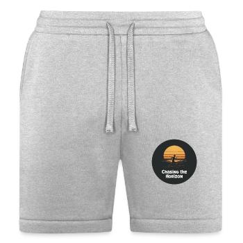 Chasing the Horizon - Bella + Canvas Unisex Short - heather gray - Front