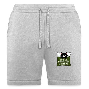 Purrfect Comfort - Bella + Canvas Unisex Short - heather gray - Front