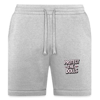 Protect the dolls - Bella + Canvas Unisex Short - heather gray - Front