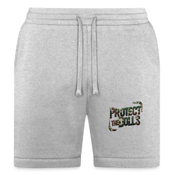 Protect the dolls - Bella + Canvas Unisex Short - heather gray - Front