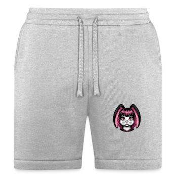 Emo Hare - Bella + Canvas Unisex Short - heather gray - Front