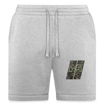Split Camo DSD Shirt Tactical Fatherhood Unity Tee - Bella + Canvas Unisex Short - heather gray - Front