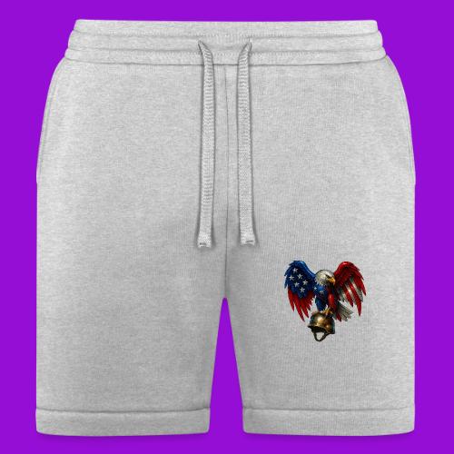 American Flag Bald Eagle - Helmet - Bella + Canvas Unisex Short