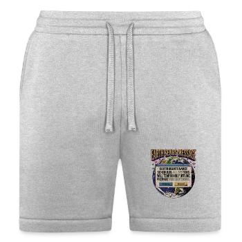 Earth Shutdown Message Retro PC - Bella + Canvas Unisex Short - heather gray - Front