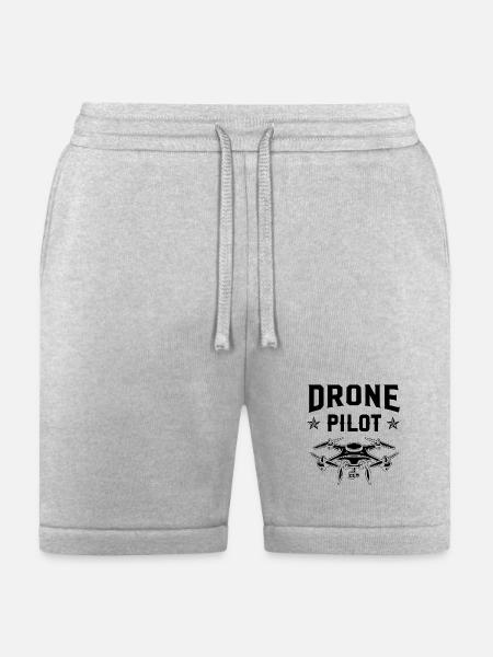 Drone Pilot - Bella + Canvas Unisex Short - heather gray