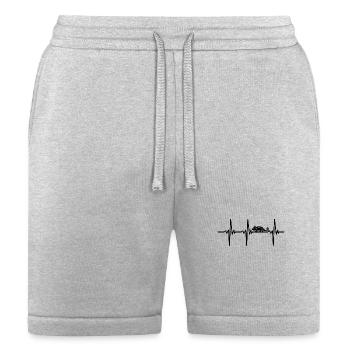 Heartbeat For Well-camouflaged Chameleon - Bella + Canvas Unisex Short - heather gray - Front