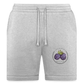 I Love Blackberry Berry Much - Bella + Canvas Unisex Short - heather gray - Front