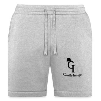 Gent Image Black - Bella + Canvas Unisex Short - heather gray - Front