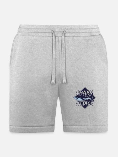 Shark - Bella + Canvas Unisex Short - heather gray