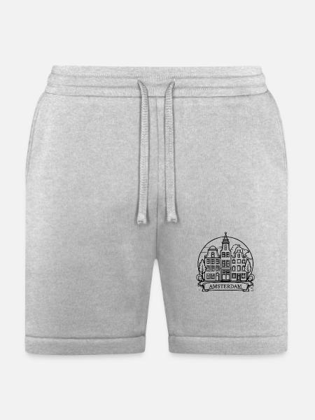 amsterdam - Bella + Canvas Unisex Short - heather gray