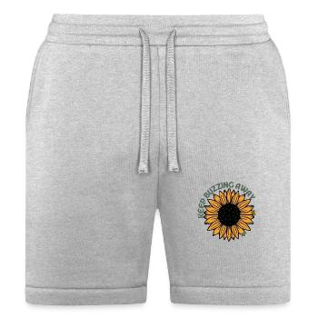 Keep Buzzing Away - Bella + Canvas Unisex Short - heather gray - Front