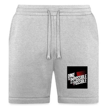 Change the Impossible into Possible - Bella + Canvas Unisex Short - heather gray - Front