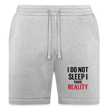 I do not Sleep, I pause reality - Bella + Canvas Unisex Short - heather gray - Front