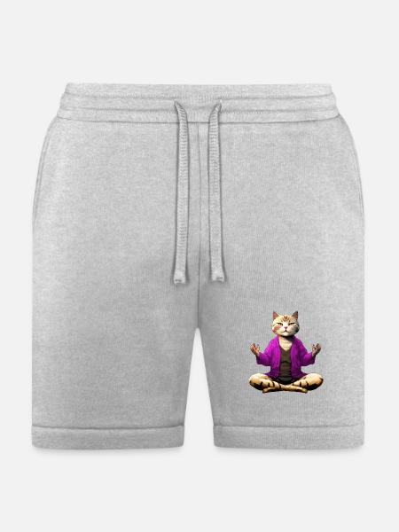 Yogi the Cat - Bella + Canvas Unisex Short - heather gray