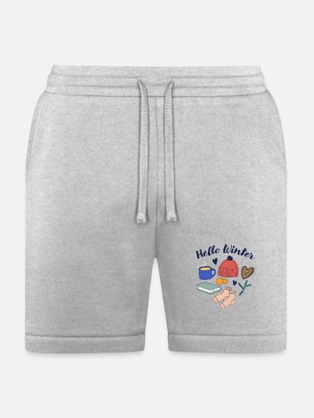 Hello Winter Cozy Essentials - Bella + Canvas Unisex Short - heather gray