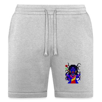 Goddess Kali Pop Art - Divine Shakti Mantra - Bella + Canvas Unisex Short - heather gray - Front