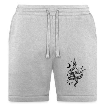 "Serpent Moonlight" T-Shirt - Embrace the Mystical - Bella + Canvas Unisex Short - heather gray - Front