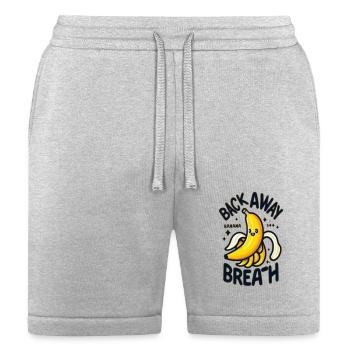 Back Away Banana Breath - Bella + Canvas Unisex Short - heather gray - Front
