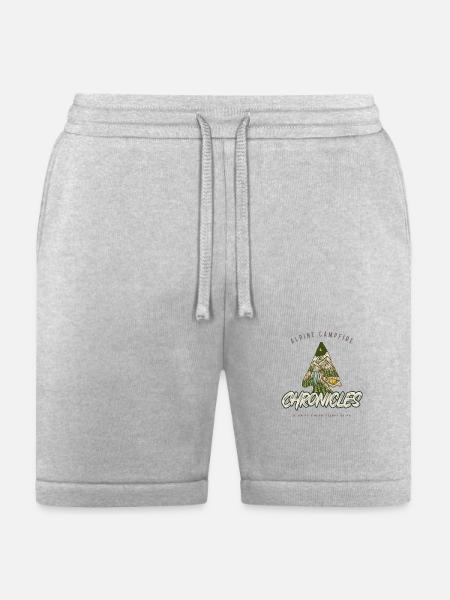 Alpine Camping Chronicles - Bella + Canvas Unisex Short - heather gray