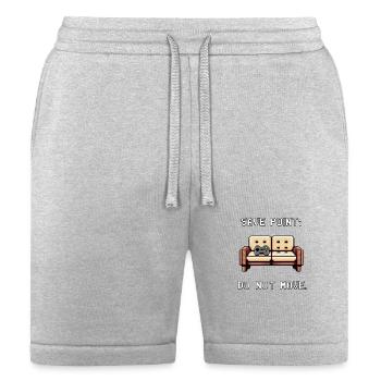 Save Point: Couch - Bella + Canvas Unisex Short - heather gray - Front